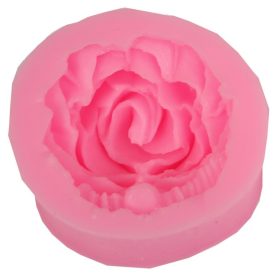 Szilikon nyomóforma lágy - Rózsa 4,2cm x4,2cm x2,2cm  Szilikon nyomóforma lágy - Rózsa 4,2cm x4,2cm x2,2cm