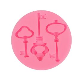 Szilikon nyomóforma lágy - Kulcsok 7,2cm x 7,2cm x 1cm Szilikon nyomóforma lágy - Kulcsok 7,2cm x 7,2cm x 1cm