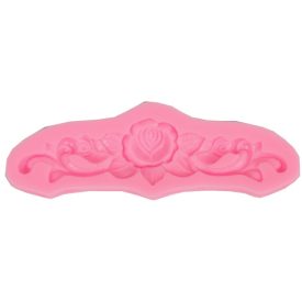 Szilikon nyomóforma lágy - Díszítő minta 14cm x 4cm x 0,9cm   Szilikon nyomóforma lágy - Díszítő minta 14cm x 4cm x 0,9cm