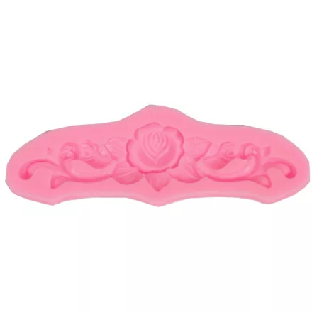 Szilikon nyomóforma lágy - Díszítő minta 14cm x 4cm x 0,9cm