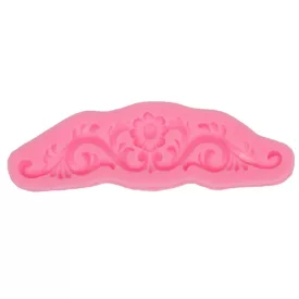   Szilikon nyomóforma lágy - Díszítő minta 14cm x 4,3cm x 0,8cm