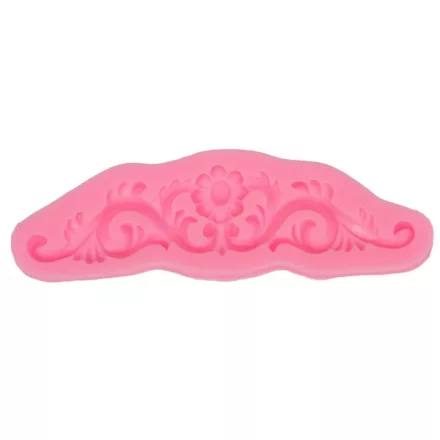 Szilikon nyomóforma lágy - Díszítő minta 14cm x 4,3cm x 0,8cm