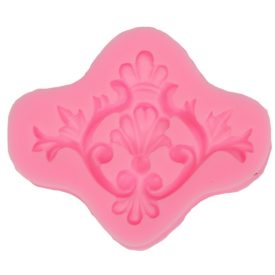 Szilikon nyomóforma lágy - Díszítő minta 9,4cm x 7,8cm x 0,9cm   Szilikon nyomóforma lágy - Díszítő minta 9,4cm x 7,8cm x 0,9cm