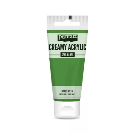 Krémes akrilfesték selyemfényű - FŰZÖLD  60ml