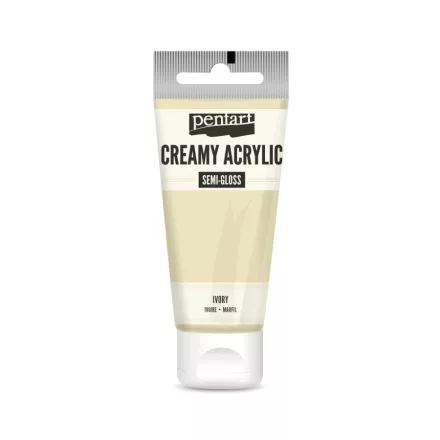 Krémes akrilfesték selyemfényű - ELEFÁNTCSONT  60ml
