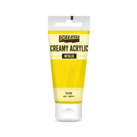Krémes akrilfesték selyemfényű - SÁRGA  60ml