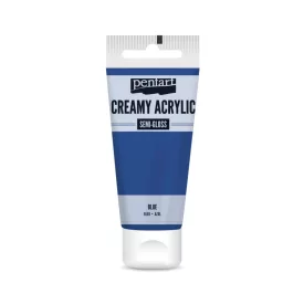 Krémes akrilfesték selyemfényű - KÉK  60ml
