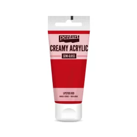 Krémes akrilfesték selyemfényű - RÚZSPIROS  60ml