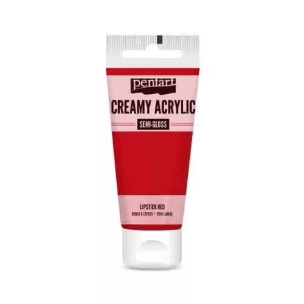 Krémes akrilfesték selyemfényű - RÚZSPIROS  60ml