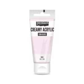 Krémes akrilfesték selyemfényű - RÓZSASZÍN  60ml