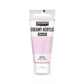 Krémes akrilfesték selyemfényű - BABARÓZSASZÍN  60ml