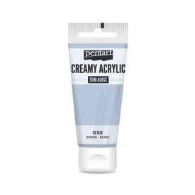 Krémes akrilfesték selyemfényű - JÉGKÉK  60ml