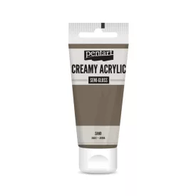 Krémes akrilfesték selyemfényű - HOMOK  60ml