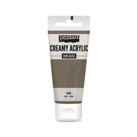 Krémes akrilfesték selyemfényű - HOMOK  60ml