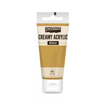 Krémes akrilfesték metál ARANY  60 ml