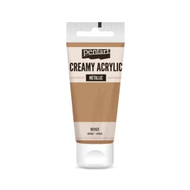 Krémes akrilfesték metál BRONZ 60 ml