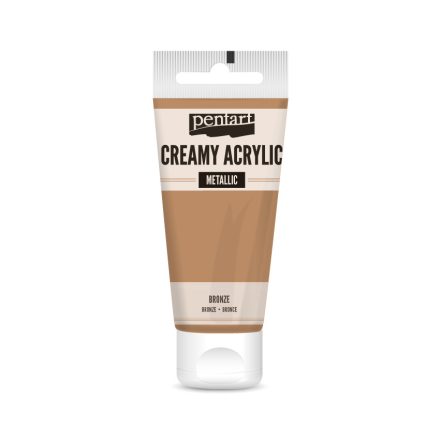 Krémes akrilfesték metál BRONZ 60 ml