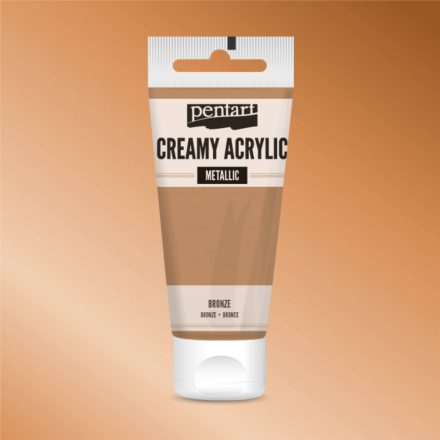 Krémes akrilfesték metál BRONZ 60 ml