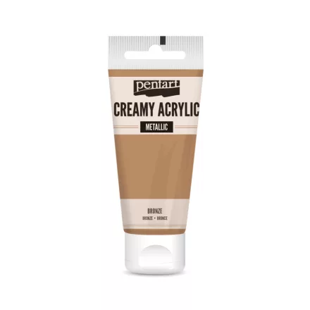 Krémes akrilfesték metál BRONZ 60 ml