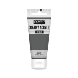 Krémes akrilfesték metál GRAFIT 60 ml