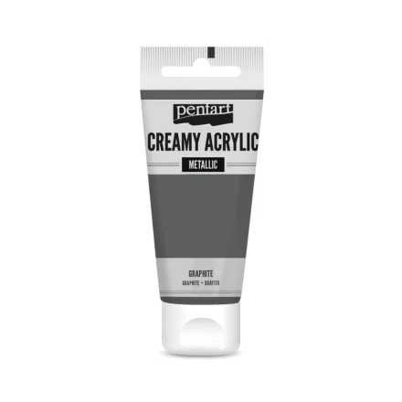 Krémes akrilfesték metál GRAFIT 60 ml