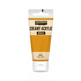 Krémes akrilfesték metál NARANCS 60 ml