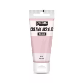 Krémes akrilfesték metál RÓZSASZÍN 60 ml