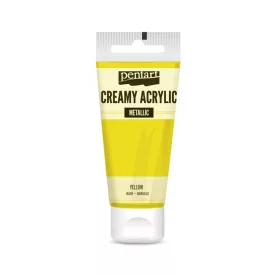 Krémes akrilfesték metál SÁRGA 60 ml
