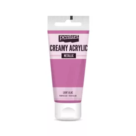 Krémes akrilfesték metál VILÁGOSLILA 60 ml