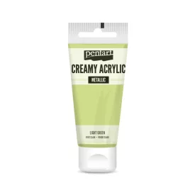 Krémes akrilfesték metál VILÁGOSZÖLD 60 ml
