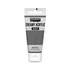 Krémes akrilfesték metál ROKOKÓ EZÜST 60 ml