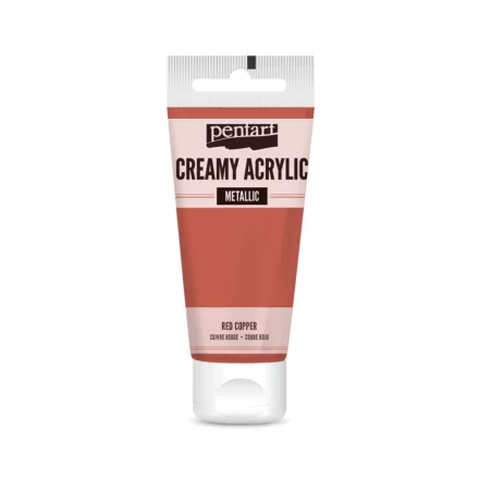 Krémes akrilfesték metál VÖRÖSRÉZ 60 ml