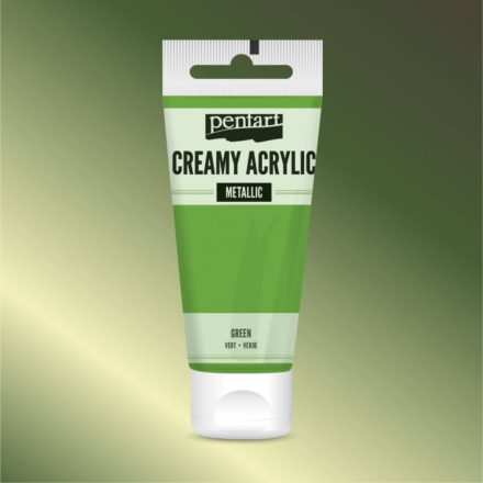 Krémes akrilfesték metál ZÖLD 60 ml