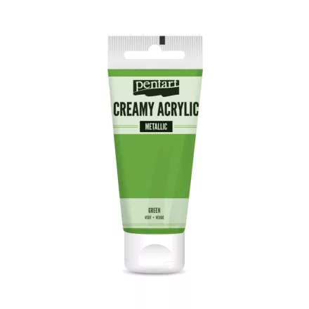 Krémes akrilfesték metál ZÖLD 60 ml
