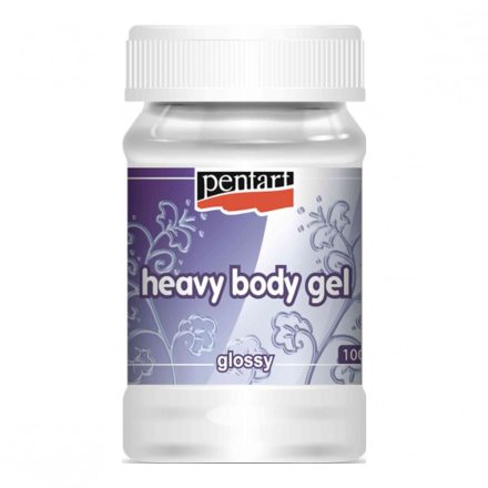 Heavy Body Gel fényes átlátszó 100ml Pentart