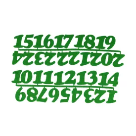 Filc számok - Zöld