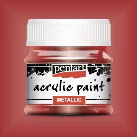 Metál akrilfesték VÖRÖSARANY  50ml | Pentart