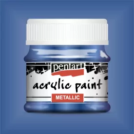 Metál akrilfesték KOBALTKÉK  50ml | Pentart