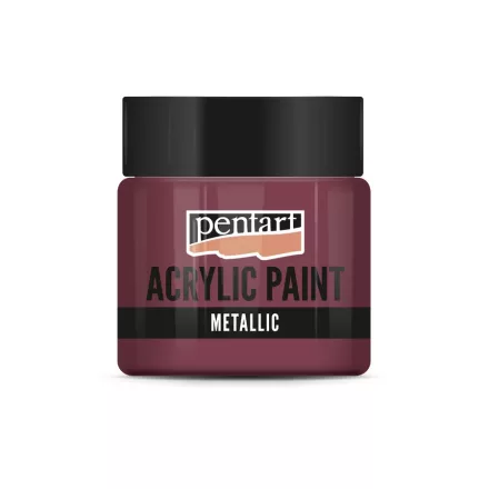 Metál akrilfesték ARANYLILA  50ml | Pentart