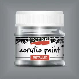 Metál akrilfesték EZÜST ÉRINTÉS  50ml | Pentart
