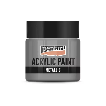 Metál akrilfesték EZÜST ÉRINTÉS  50ml | Pentart