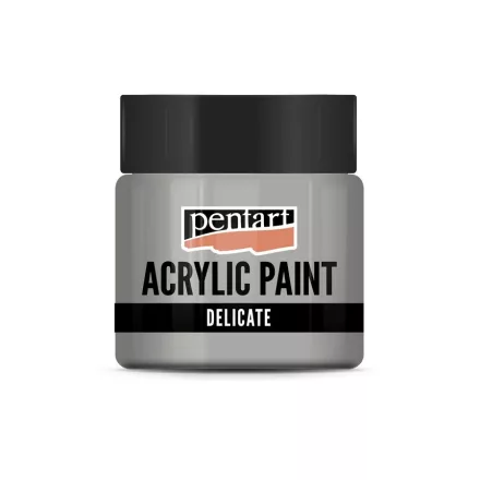 Delicate akrilfesték - EZÜST 50ml | Pentart 