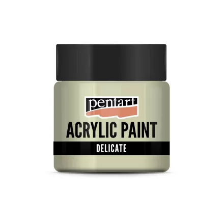 Delicate akrilfesték - FEHÉRARANY 50ml | Pentart 