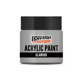 Glamour akrilfesték  -  PLATINUM 50ml | Pentart 