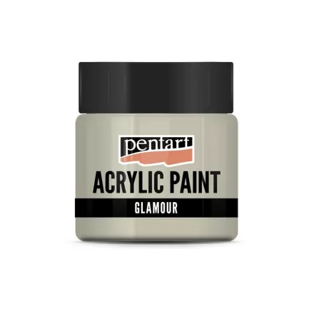 Glamour akrilfesték  -  ANTIKEZÜST 50ml | Pentart 