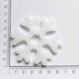 Filcfigura - Hópihe, habosított 6,5cm Filcfigura - Hópihe, habosított 6,5cm