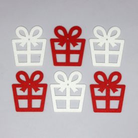 Filcfigura - Ajándék doboz, vegyes színben Filcfigura - Ajándék doboz, vegyes színben