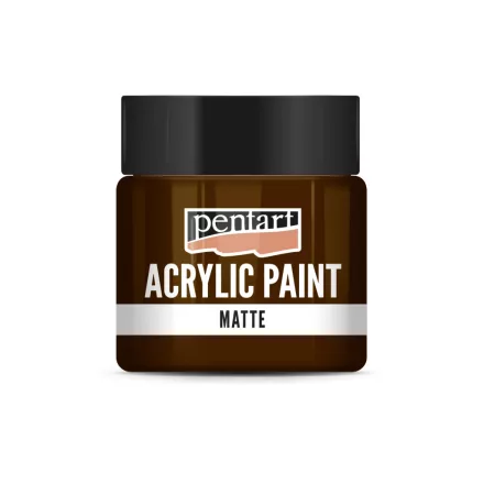 Matt akrilfesték - VÖRÖSBARNA 50ml | Pentart