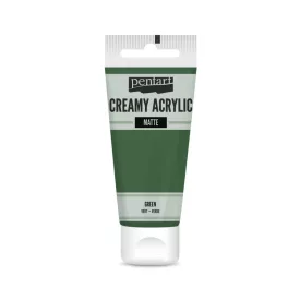 Krémes akrilfesték matt -  ZÖLD 60ml | Pentart 