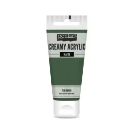 Krémes akrilfesték matt -  FENYŐZÖLD 60ml | Pentart 